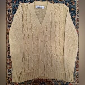 Vintage Changing Scene Women’s Tan Cardigan